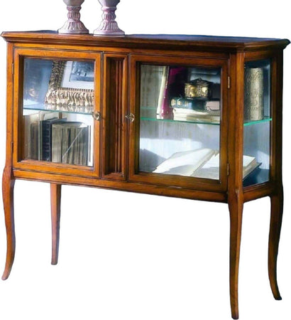 MOBILI-2G---VETRINA-CLASSICA-IN-LEGNO-2-PORTE-FINITURA-BASSANO-L.110-P.40-H.100