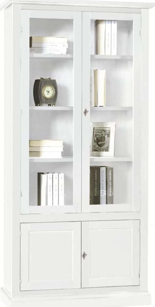 MOBILI-2G---VETRINA-CLASSICA-IN-LEGNO-BIANCO-90X41X186H