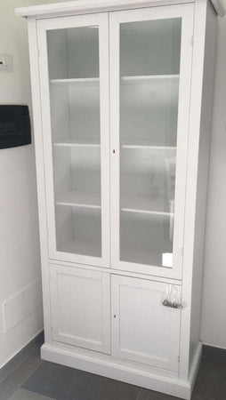 MOBILI-2G---VETRINA-CLASSICA-IN-LEGNO-BIANCO-90X41X186H