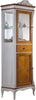MOBILI-2G---VETRINA-CLASSICA-PROVENZALE-IN-LEGNO-2-PORTE-1-CASSETTO-L.61-P.41-H.190