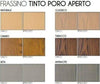 MOBILI-2G---VETRINA-IN-FRASSINO-CHIARO-PORO-APERTO-SEMILUCIDO-4-PORTE-CON-PIEDE-TORNITO-L.128-P.45-H.150,5