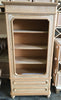 MOBILI-2G---VETRINA-IN-LEGNO-1-ANTA-2-CASSETTI-GREZZO-L.95-P.45-H.192