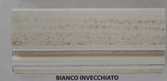 MOBILI-2G---VETRINA-IN-LEGNO-2-PORTE-IMPERO-FINITURA-BIANCO/ORO-MISURA-L.114-P.46-H.217