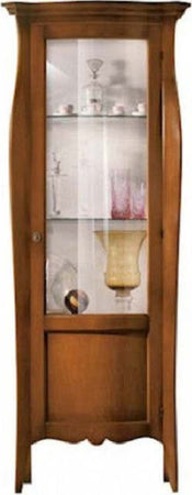MOBILI-2G---VETRINA-IN-LEGNO-ARTE-POVERA-1-PORTA-TINTA-NOCE-78X49X200
