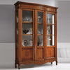 MOBILI-2G---VETRINA-IN-LEGNO-MASSELLO-2-PORTE-PANTOGRAFATE-VETRI-CURVI-ANTERIORI-MISURA-L.159-P.47-H.212