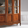 MOBILI-2G---VETRINA-IN-LEGNO-MASSELLO-2-PORTE-PANTOGRAFATE-VETRI-CURVI-ANTERIORI-MISURA-L.159-P.47-H.212