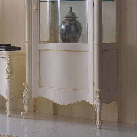 MOBILI-2G---VETRINA-INTAGLIATA-1-PORTA-SHABBY-IN-LEGNO-MASSELLO-AVORIO-L.82-P.50-H.203