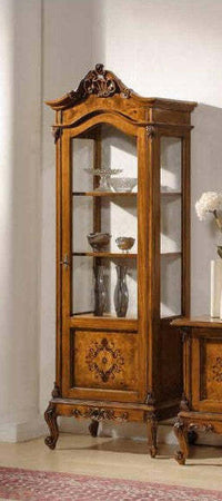 MOBILI-2G---VETRINA-LEGNO-1-PORTA-IMPERO-FINITURA-NOCE-BASSANO-72x46x214