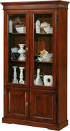 MOBILI-2G---VETRINA-LIBRERIA-ARTE-POVERA-IN-LEGNO-TINTA-NOCE-L.108-P.40-H.200