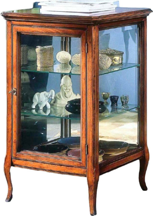 MOBILI-2G---VETRINA-TECA-CLASSICA-IN-LEGNO-1-PORTA-FINITURA-BASSANO-L.55-P.55-H.90