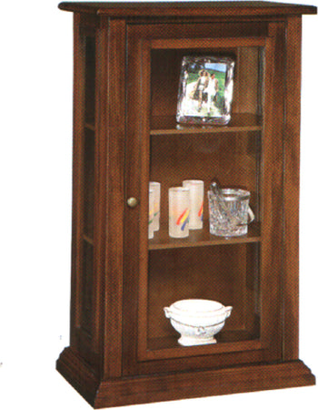 MOBILI-2G---VETRINETTA-ARTE-POVERA-IN-LEGNO-1-PORTA-TINTA-NOCE-67x38x116