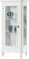 MOBILI-2G---Vetrinetta-classica-legno-1-porta-bianco-60x40x130