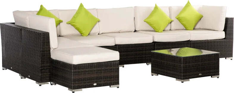 Mobili-da-Giardino-in-Rattan-e-Alluminio-Set-8-Pezzi,-Salotto-da-Giardino-Componibile-con-Divani-e-Tavolino-da-Esterno-860-096V01
