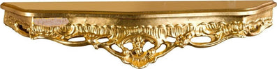 MOBILI2G---CONSOLLE-BAROCCA-SOSPESA-IN-FOGLIA-ORO-MISURA-:-L.69-x-H.-14-x-P.-7