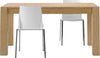 MOBILI2G---TAVOLO-LEGNO-ROVERE-NATURALE-SPAZZOLATO-ALLUNGABILE