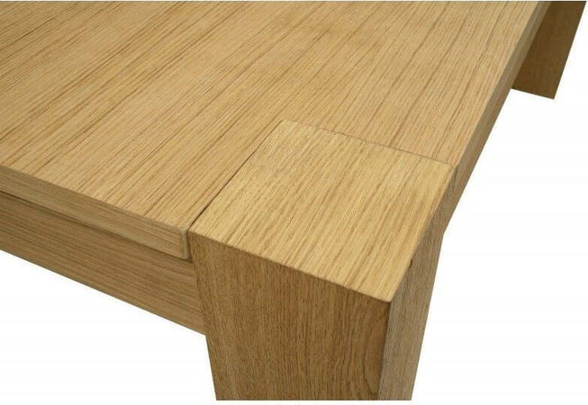 MOBILI2G---TAVOLO-LEGNO-ROVERE-NATURALE-SPAZZOLATO-ALLUNGABILE