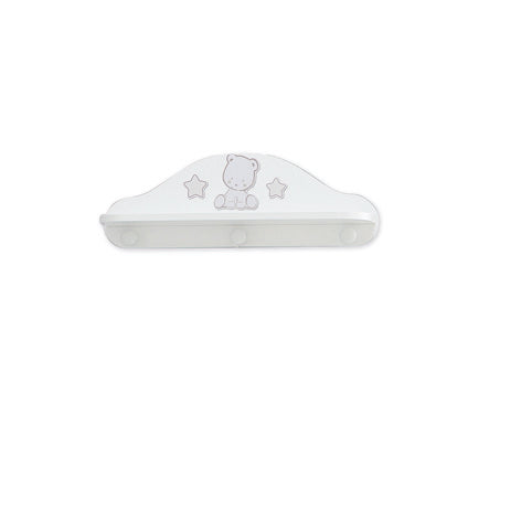 Mensola Appendino Italbaby Pop Star Bianco/Grigio