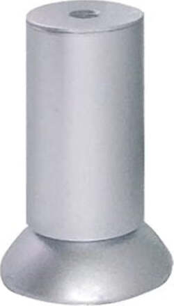 MOBILIA---PIEDINO-IN-RESINA-TERMOPLASTICA-D35-H90-MM-FINITURA-ALLUMINIO