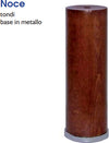 MOBILIA-MASIDEF---PIEDE-TONDO-IN-LEGNO-NOCE-DIAMETRO-50MM-REGOLABILE-H180MM