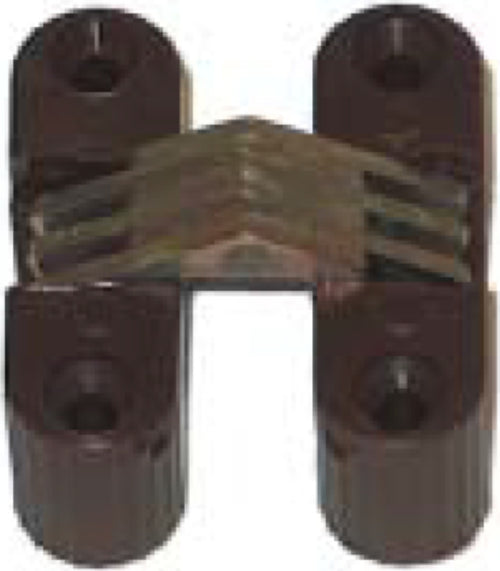 MOBILIA-MASIDEF--CERNIERA-INVISIBILE-ACCIAIO/PLASTICA-MARRONE-25X80MM
