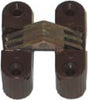 MOBILIA-MASIDEF--CERNIERA-INVISIBILE-ACCIAIO/PLASTICA-MARRONE-25X80MM