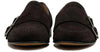Mocassino doppia fibbia in camoscio - Auro Chamois