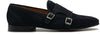 Mocassino doppia fibbia in camoscio - Auro Chamois