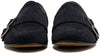 Mocassino doppia fibbia in camoscio - Auro Chamois