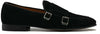 Mocassino doppia fibbia in camoscio - Auro Chamois