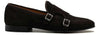 Mocassino doppia fibbia in camoscio - Auro Chamois
