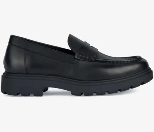 Mocassino Uomo Geox u36frb-00043-c9999 Calzature - Nero / 42 - Scarpe