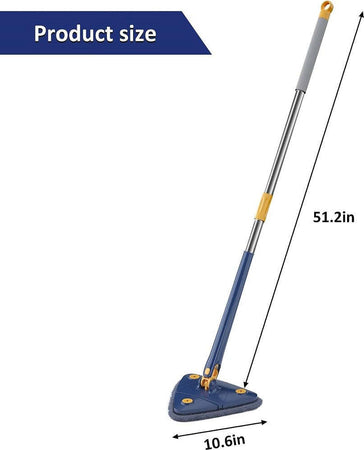 Mocio Triangolare Regolabile Girevole Telescopico Pulizia Pareti Soffitti Finestre Casa e cucina/Detergenti e prodotti per la pulizia/Pulizia pavimenti/Prodotti lavapavimenti/Mop bagnato e asciutto Trade Shop italia - Napoli, Commerciovirtuoso.it
