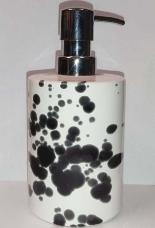 MOD-DESIGN---DISPENSER-PER-SAPONE-LIQUIDO-IN-CERAMICA---BIANCO-CON-MACCHIE-NERE