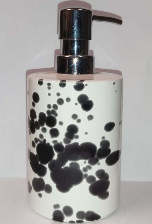 MOD-DESIGN---DISPENSER-PER-SAPONE-LIQUIDO-IN-CERAMICA---BIANCO-CON-MACCHIE-NERE