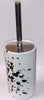 MOD-DESIGN---SCOPINO-PER-WC-IN-CERAMICA-E-ACCIAIO-CROMATO---BIANCO-CON-MACCHIE-NERE