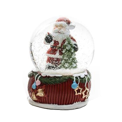 Sfera natalizia in poliresina design elegante per decorazioni natalizie