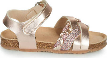 MOD8 Koenia Rosa Oro Rose Dore Sandali Bambina Scarpe Estive in Pelle Colorate 866750-30 133 Birllantini Sandalo Velcro Strap Bimba Scarpe Sanitaria Gioia del Bimbo - Villa San Giovanni, Commerciovirtuoso.it