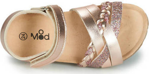 MOD8 Koenia Rosa Oro Rose Dore Sandali Bambina Scarpe Estive in Pelle Colorate 866750-30 133 Birllantini Sandalo Velcro Strap Bimba Scarpe Sanitaria Gioia del Bimbo - Villa San Giovanni, Commerciovirtuoso.it