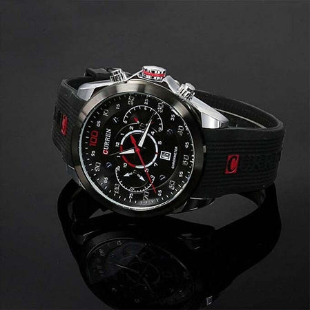 MODA CURREN 8166 DA UOMINI ANALOGICO TONDO IN SILICONE OROLOGIO DI LUSSO Moda/Uomo/Orologi/Orologi da polso Trade Shop italia - Napoli, Commerciovirtuoso.it