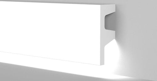 Modanatura 2m per led in duropolimero effetto luce indiretta Fai da te/Prodotti per la costruzione/Materiali da costruzione/Infissi/Modanature Led Mall Home - Napoli, Commerciovirtuoso.it