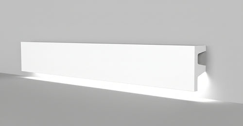 Modanatura 2m per led in duropolimero effetto luce indiretta Fai da te/Prodotti per la costruzione/Materiali da costruzione/Infissi/Modanature Led Mall Home - Napoli, Commerciovirtuoso.it