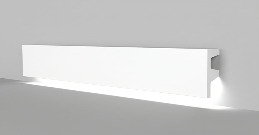 Modanatura 2m per led in duropolimero effetto luce indiretta Fai da te/Prodotti per la costruzione/Materiali da costruzione/Infissi/Modanature Led Mall Home - Napoli, Commerciovirtuoso.it