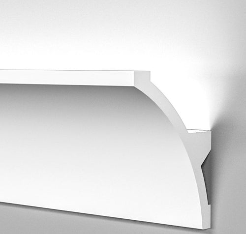 Modanatura 2m per led in duropolimero effetto luce indiretta Fai da te/Prodotti per la costruzione/Materiali da costruzione/Infissi/Modanature Led Mall Home - Napoli, Commerciovirtuoso.it