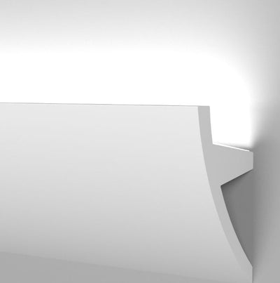 Modanatura 2m per led in duropolimero effetto luce indiretta Fai da te/Prodotti per la costruzione/Materiali da costruzione/Infissi/Modanature Led Mall Home - Napoli, Commerciovirtuoso.it