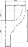 Modanatura 2m per led in duropolimero effetto luce indiretta Fai da te/Prodotti per la costruzione/Materiali da costruzione/Infissi/Modanature Led Mall Home - Napoli, Commerciovirtuoso.it