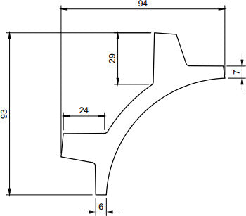 Modanatura 2m per led in duropolimero effetto luce indiretta Fai da te/Prodotti per la costruzione/Materiali da costruzione/Infissi/Modanature Led Mall Home - Napoli, Commerciovirtuoso.it
