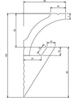 Modanatura 2m per led in duropolimero effetto luce indiretta Fai da te/Prodotti per la costruzione/Materiali da costruzione/Infissi/Modanature Led Mall Home - Napoli, Commerciovirtuoso.it