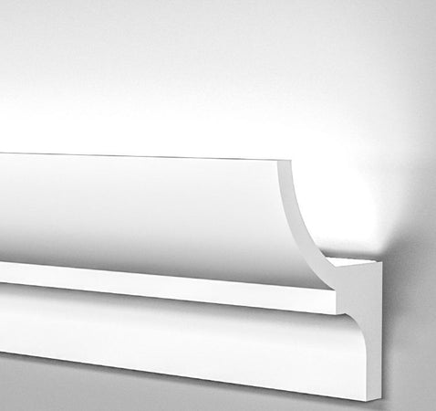 Modanatura 2m per led in duropolimero effetto luce indiretta Fai da te/Prodotti per la costruzione/Materiali da costruzione/Infissi/Modanature Led Mall Home - Napoli, Commerciovirtuoso.it