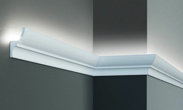 Modanatura 2m per led in duropolimero effetto luce indiretta Fai da te/Prodotti per la costruzione/Materiali da costruzione/Infissi/Modanature Led Mall Home - Napoli, Commerciovirtuoso.it