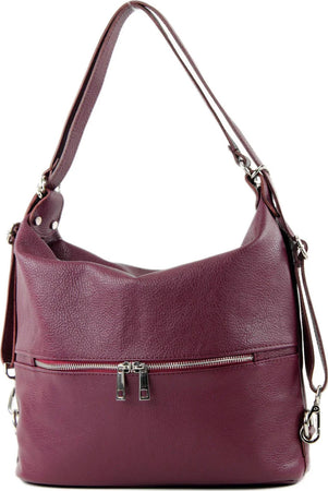 Modarno-Barsa-spalla-da-donna-e-borsa-zaino-2-in-1-realizzato-a-mano,-in-vera-pelle